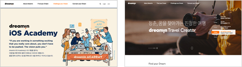 인재육성 플랫폼(dreamin) 대표 이미지
