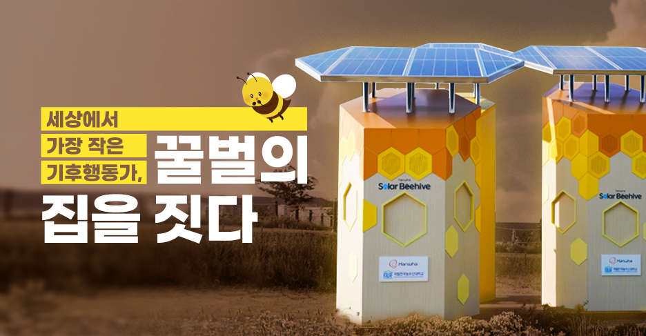 세상에서 가장 작은 기후행동가, 꿀벌의 집을 짓다 | 한화그룹